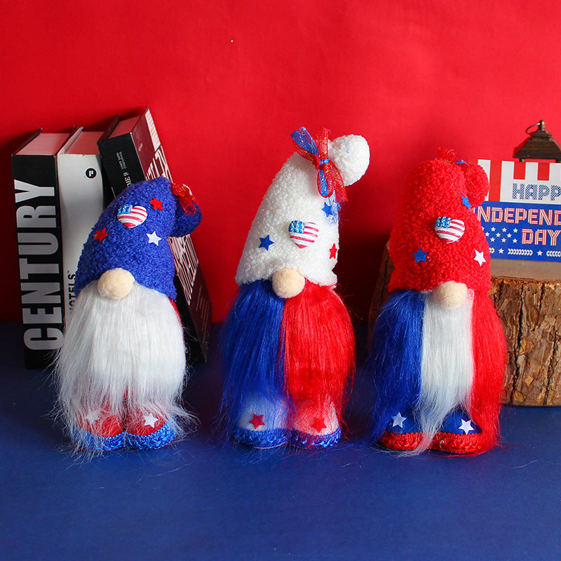 Independence Day Faceless Doll Gnomes