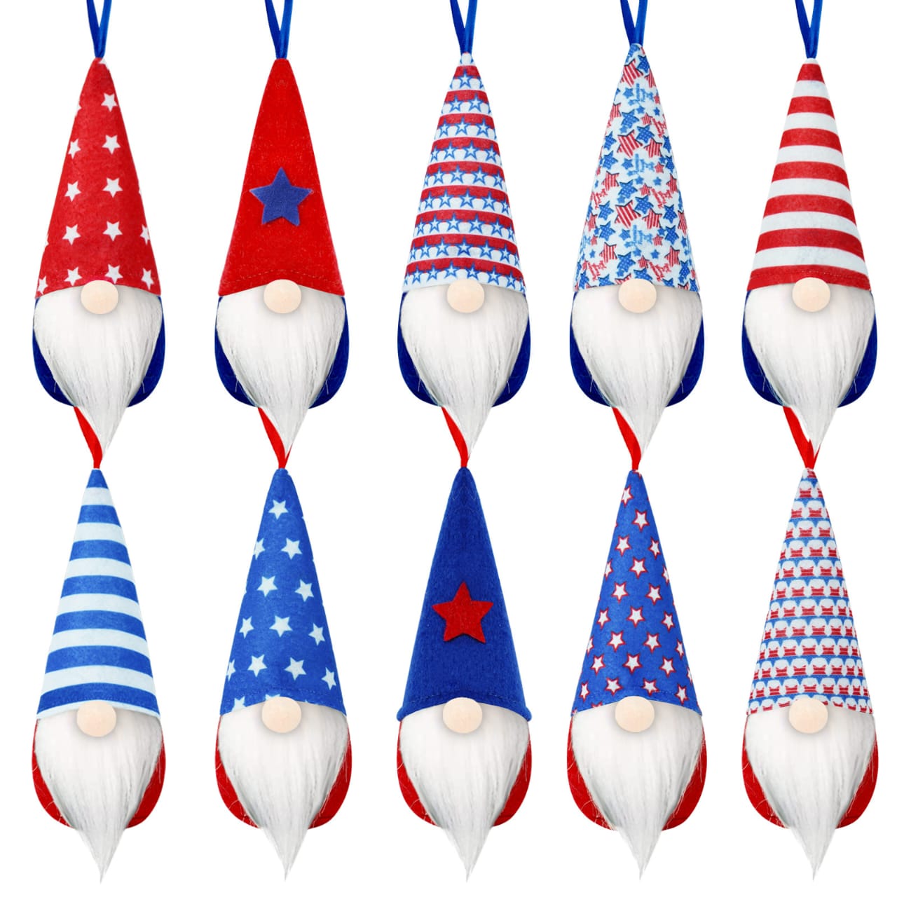 4th Of July Gnomes Pendant