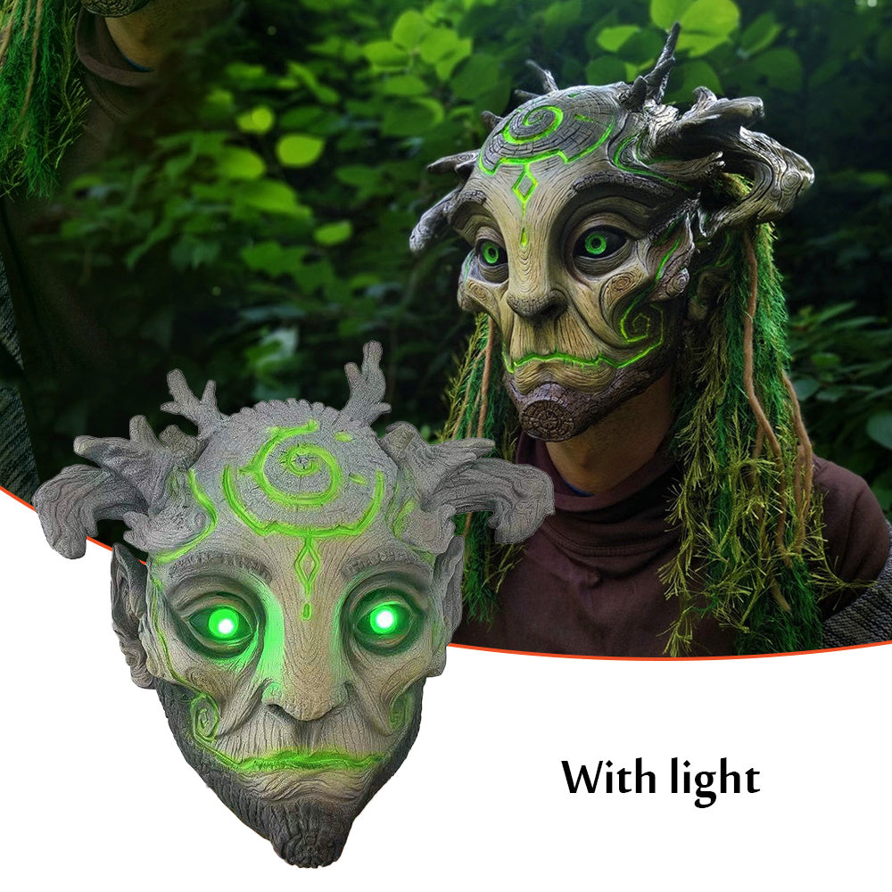 Realistic Full Head Halloween Glowing Masks Headgear Masquerade