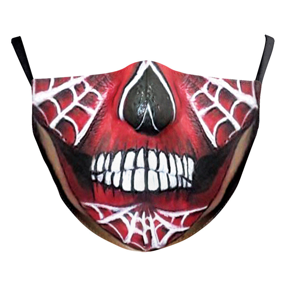 Milk Silk Double-layer Halloween Digital Printing Mask, Halloween masks, Scary masks, Horror masks, Zombie masks, Skeleton masks, Ghost masks, Witch masks, Vampire masks, Werewolf masks, Clown masks, Monster masks, Alien masks, Animal masks, Day of the Dead masks, Masquerade masks, Full-face masks, Half-face masks, Latex masks, Silicone masks, Foam masks, LED masks, Glowing masks, 3D masks, Funny masks, Pop culture masks,
