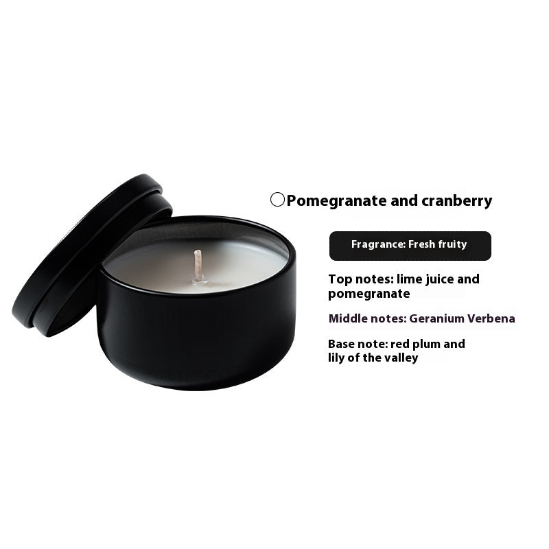 40g Travel Pack Black Iron Can Soy Wax Aromatherapy Candle