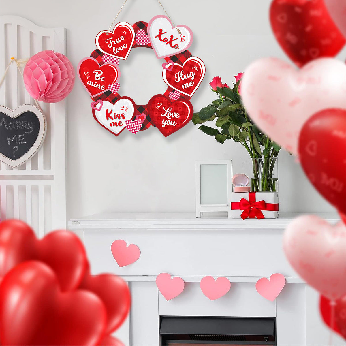 Valentine's Day decor, Romantic home accents, Heart-themed decorations, Cupid-inspired ornaments, Love-themed party supplies, Red and pink decor, Valentine's Day table settings, Romantic ambiance accessories, Heart-shaped embellishments, Valentine's Day home embellishments