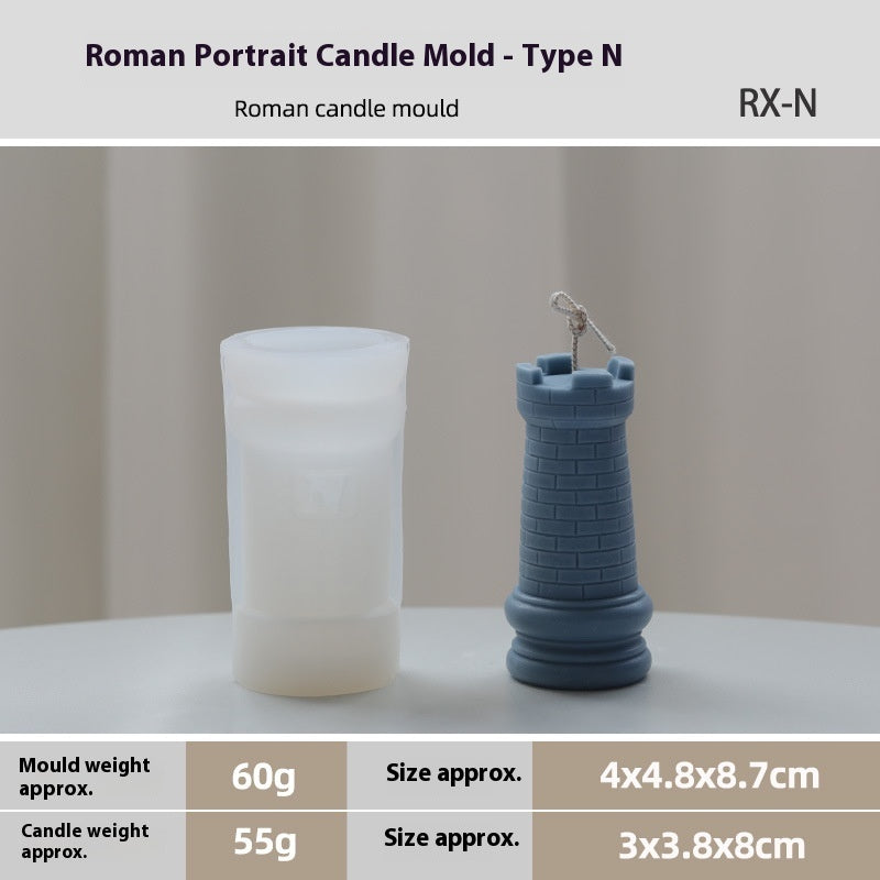 Roman Doll Candle Mould DIY Material