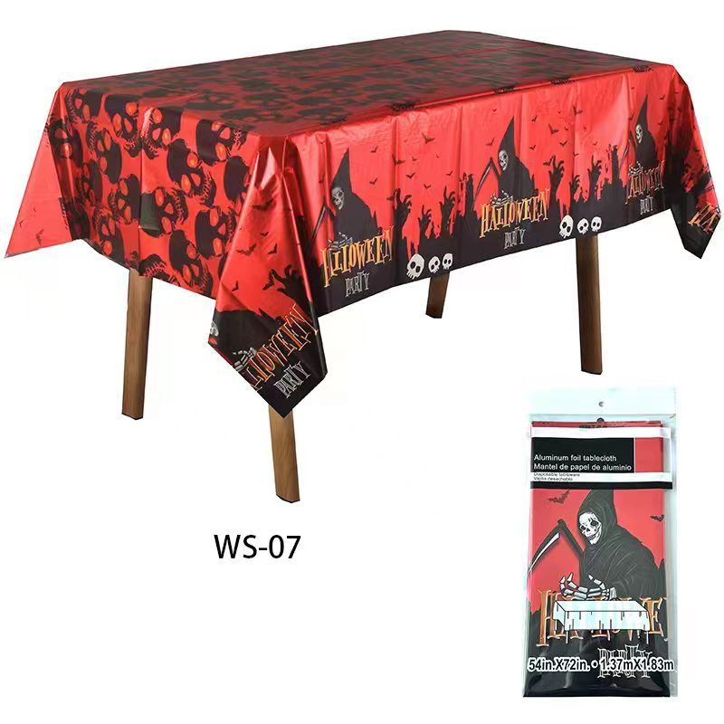 Small Size Halloween Theme Party PE Tablecloth