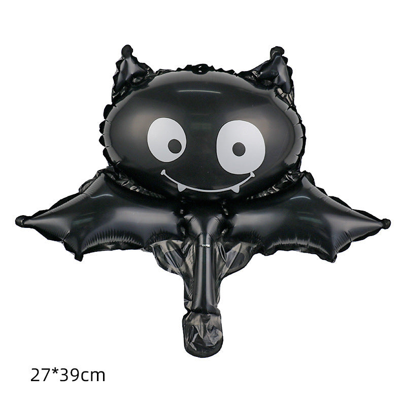 Halloween Decoration Arrangement Aluminum Film Balloons, Halloween decorations items, Halloween costumes, Halloween masks, Halloween props, Halloween animatronics, Halloween inflatables, Halloween lights, Halloween fog machines, Halloween spider webs, Halloween lanterns, Halloween banners, Halloween streamers, Halloween tableware, Halloween centerpieces, Halloween party favors, Halloween yard stakes, Halloween tombstones, Halloween candles, Halloween wreaths, Halloween garlands
