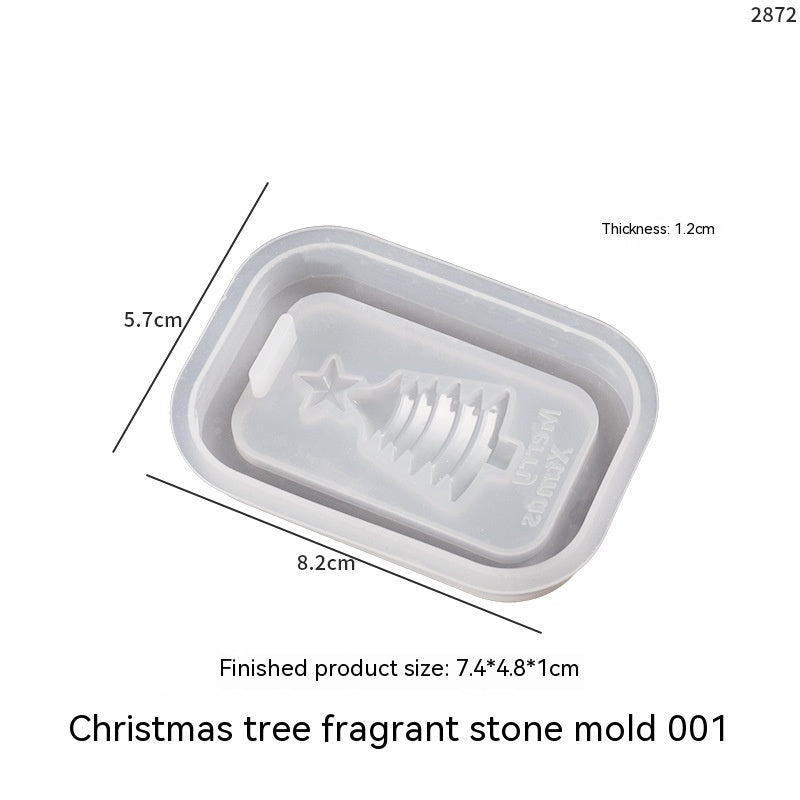 Christmas Listing Aromatherapy Wax Tablets Silicone Mold