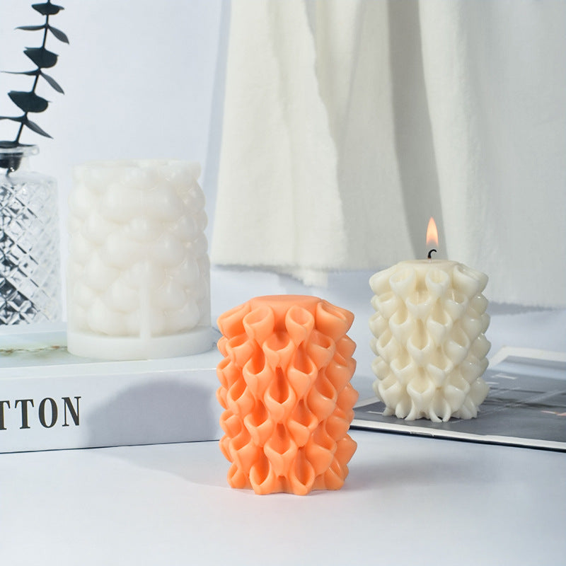 Handmade Fashionable Scented Candle Silicone Mold, Silicone candle molds, Christmas tree candle molds, Halloween pumpkin candle molds, Easter egg candle molds, Animal candle molds, Sea creature candle molds, Fruit candle molds, Geometric candle molds, Abstract candle molds, DIY candle making molds,