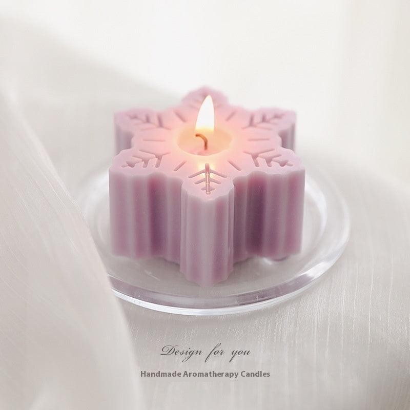 Snowflake Aromatherapy Candle Gift Creative