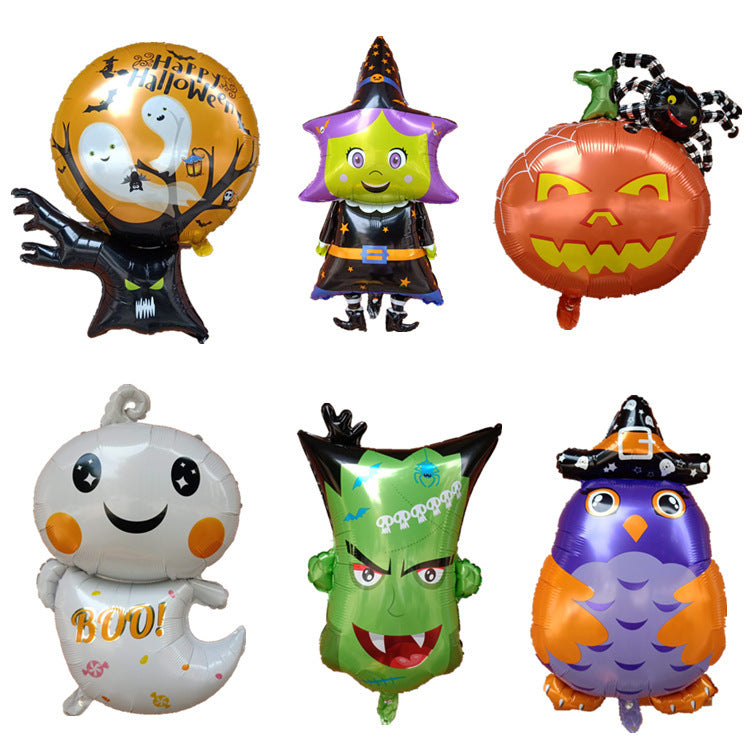 Halloween Party Decoration Mini Aluminum Balloons