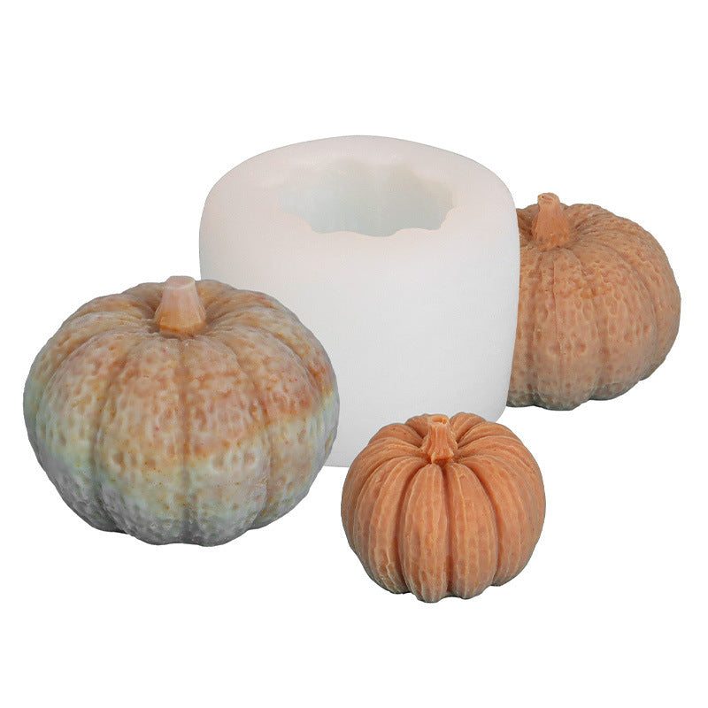 Three-dimensional Pumpkin Silicone Mold Halloween Pumpkin Chalk