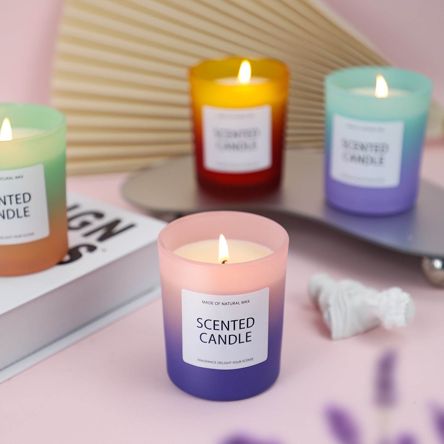 Smokeless Romantic Aromatherapy Candle Gradient Cup