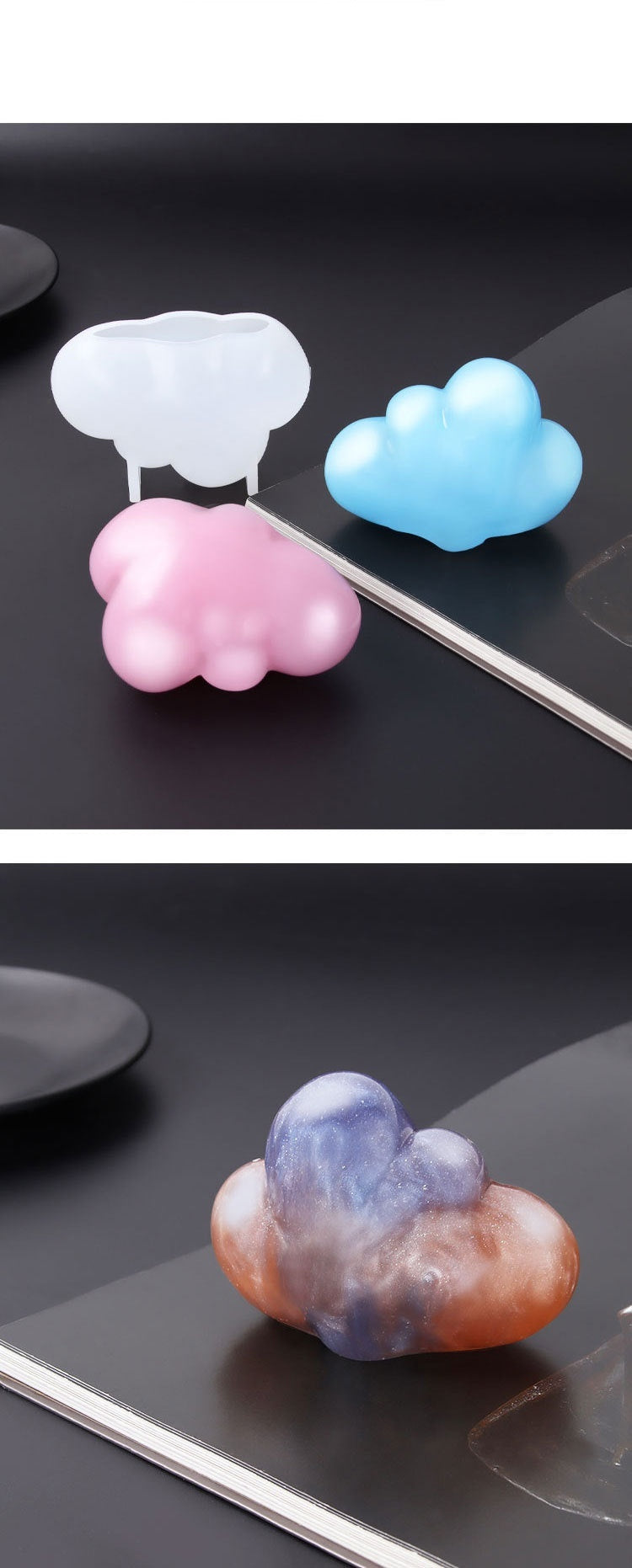 3D Cloud Soap Aromatherapy Gypsum DIY Silicone Mold