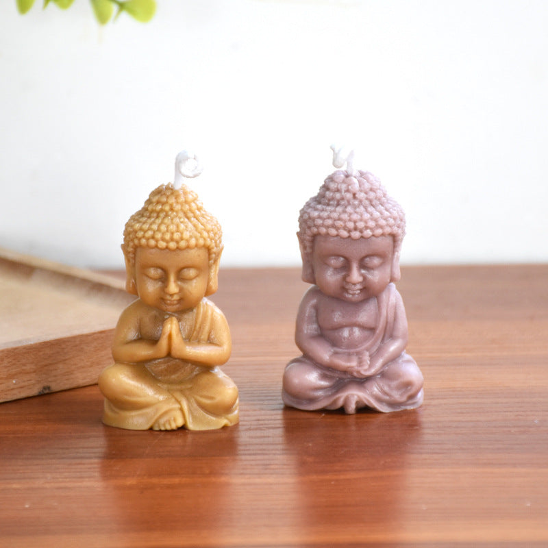 Candle Aromatherapy Silicone Plaster Pendant Decoration Making Buddha Candle Mold