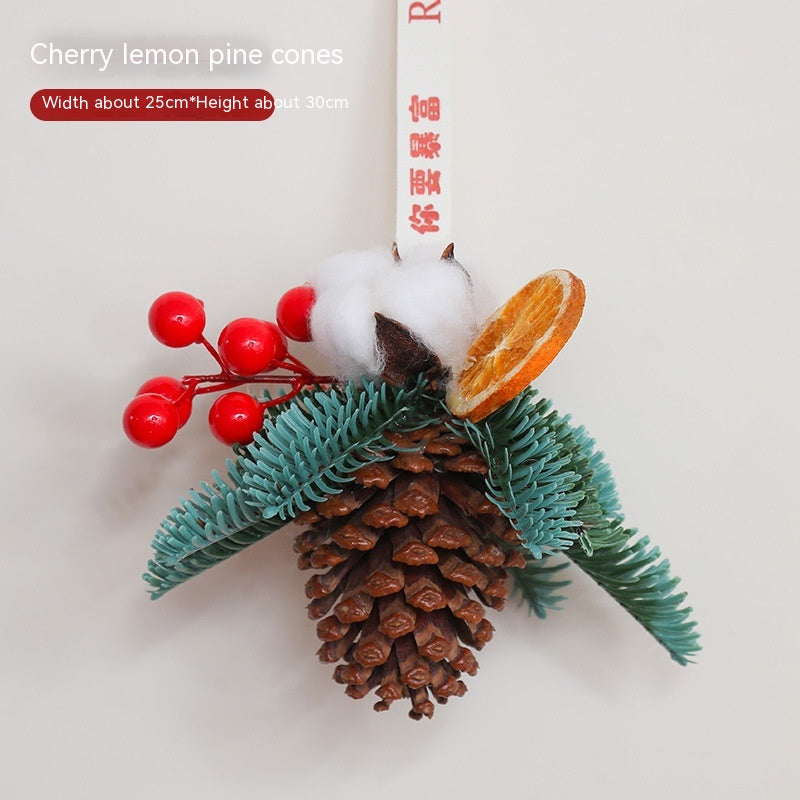 Christmas Decoration Pine Cone Pendant