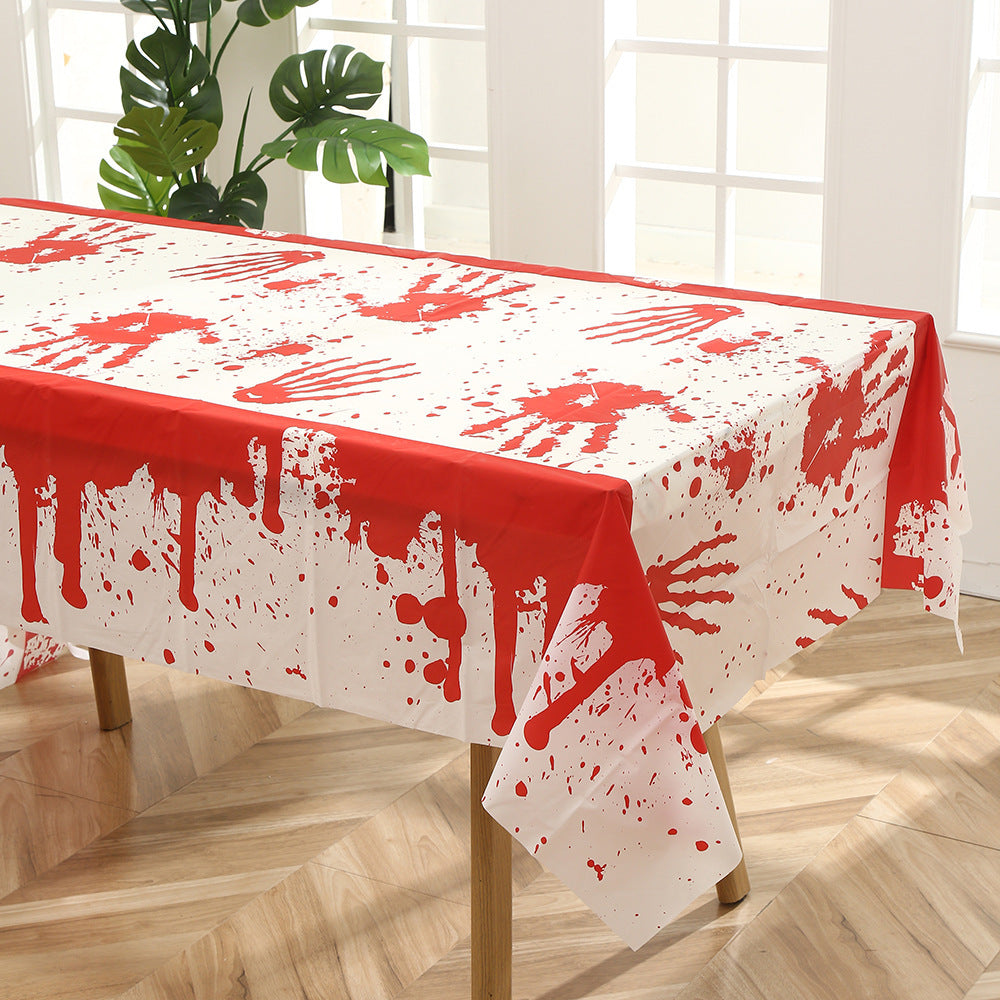 Small Size Halloween Theme Party PE Tablecloth