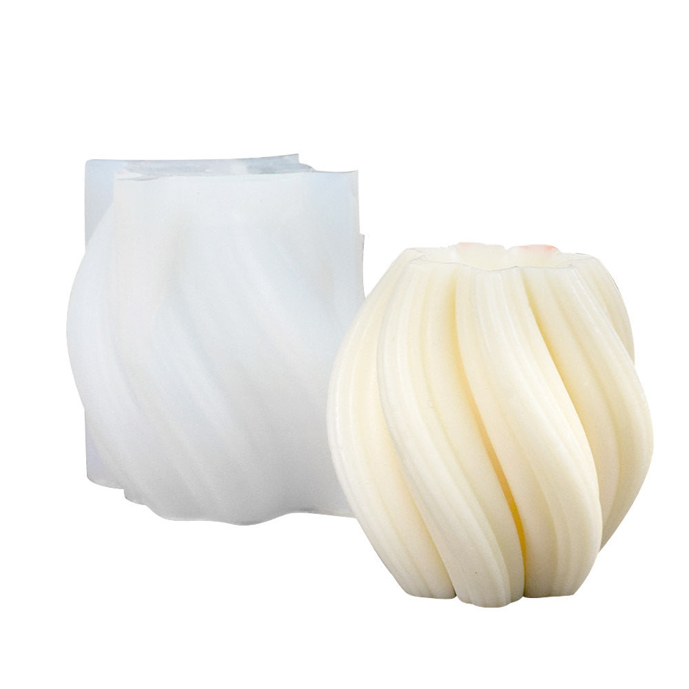 Shell Wave Column Aromatherapy Candle Mould