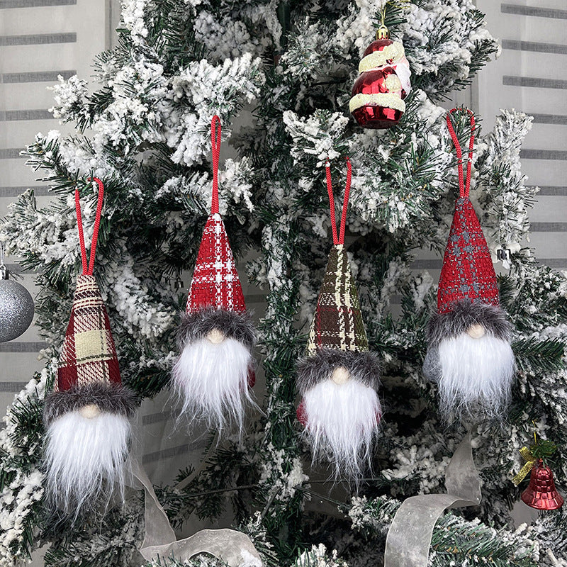 Christmas Decoration Supplies Faceless Doll Pendant