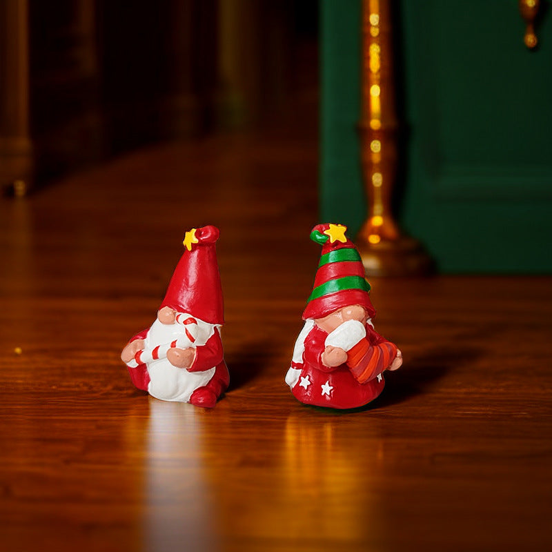 Resin Crafts Small Ornaments Creative Santa Claus