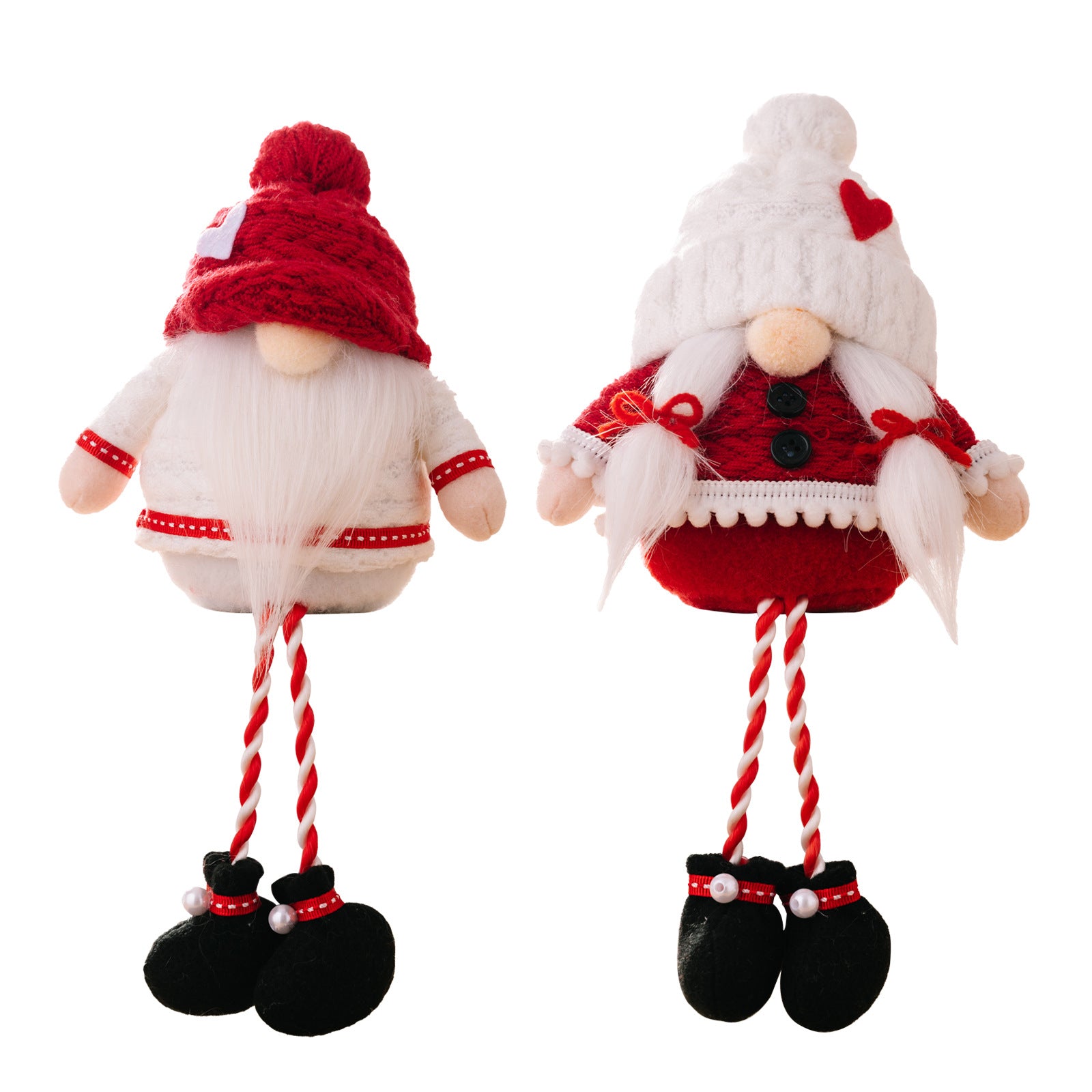 Faceless Doll Hanging Leg Ornaments Christmas Love