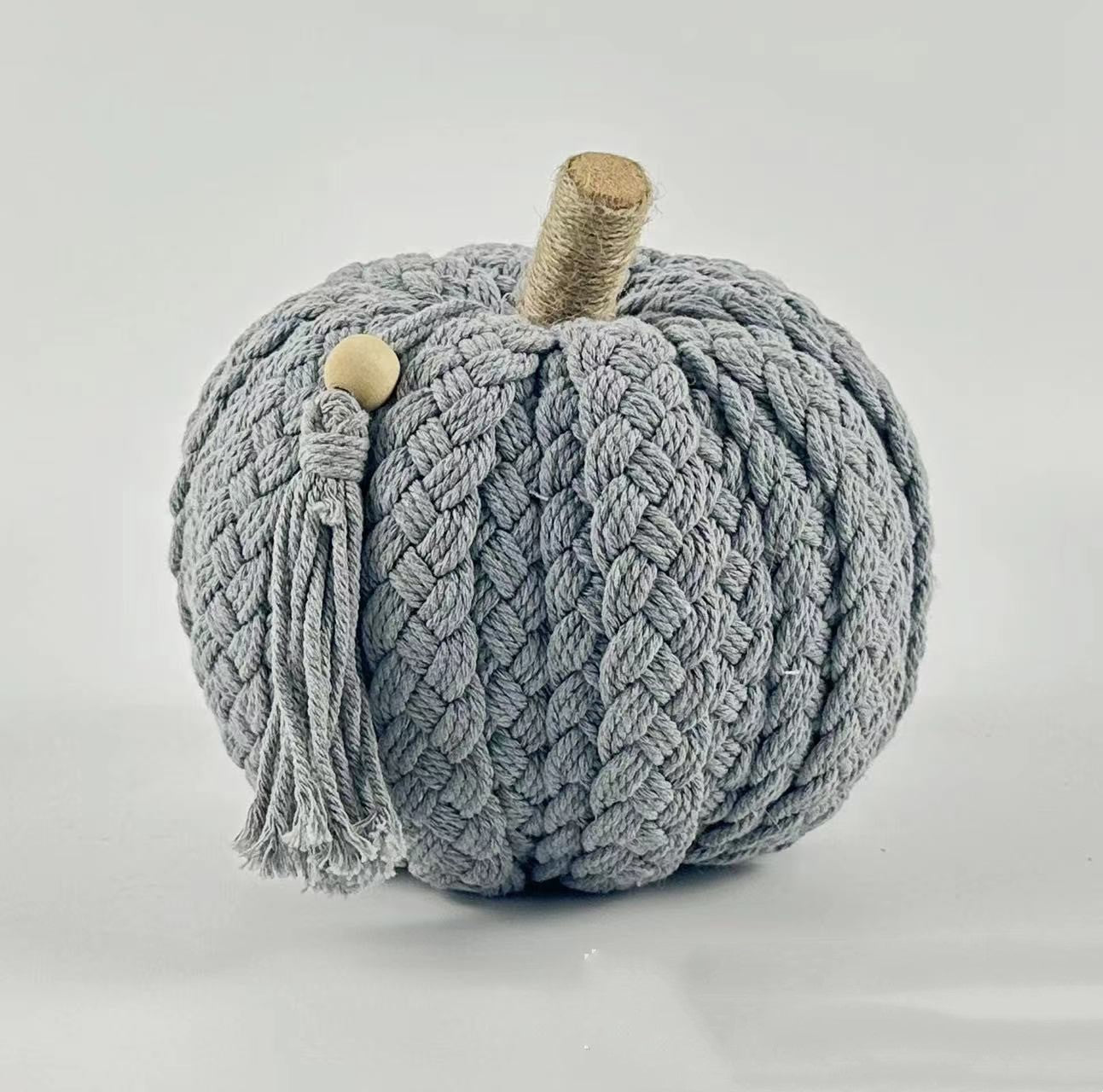 Halloween Simulation Cotton String Pumpkin Desktop Decoration