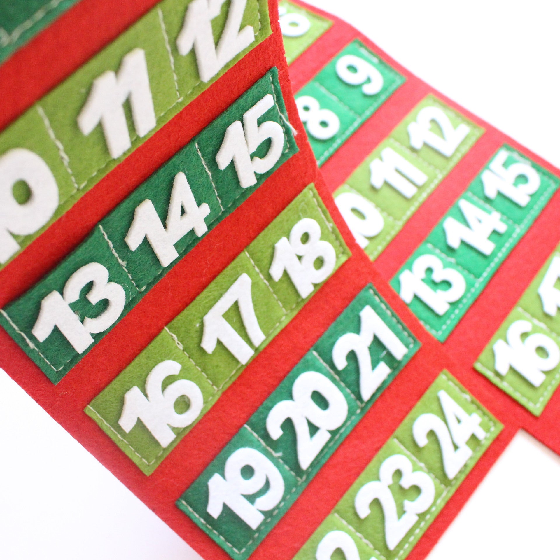 Christmas Tree Calendar Pendant Christmas Decoration Creative Nonwoven Fabric Hanger Christmas Countdown Calendar