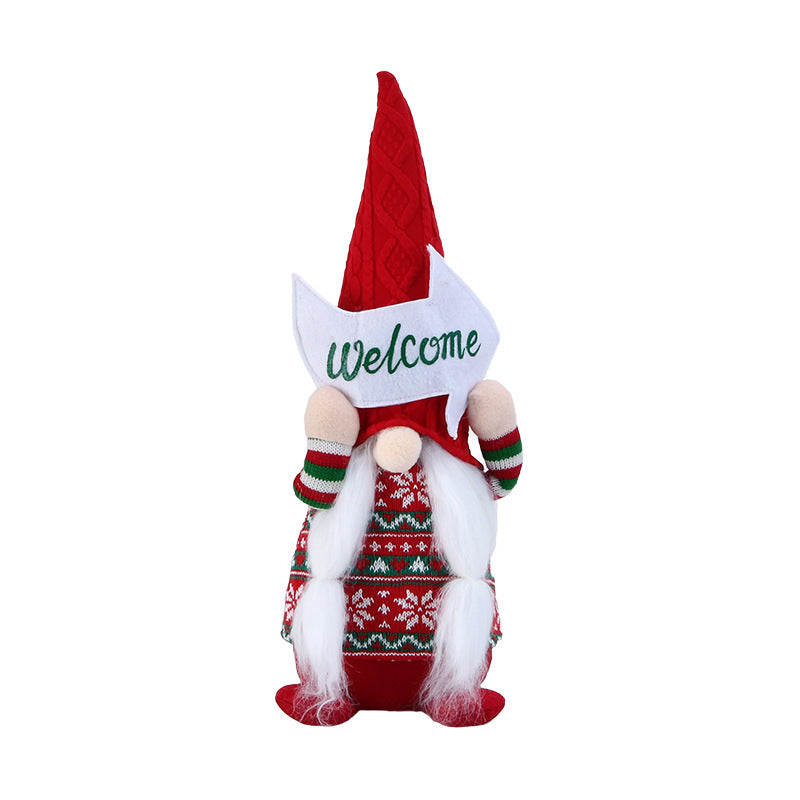 Rudolf Faceless Doll Christmas Decorations