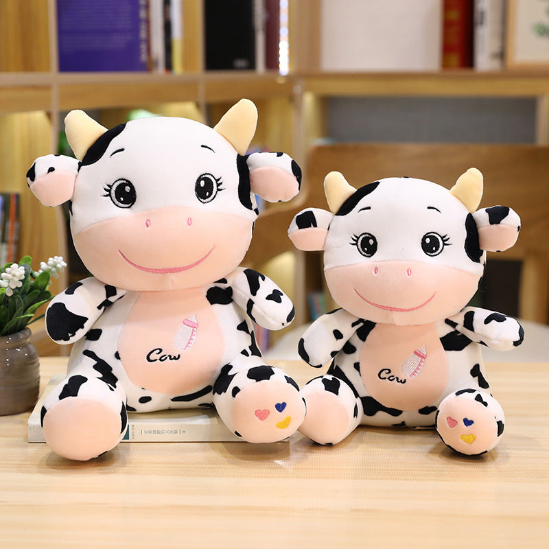 Cute Baby Cow Doll Plush Toys Stuffed Animals, stuffed animals, weighted stuffed animal, stuffed animal​, highland cow stuffed animal, Plush Toys, Soft Toys, Teddy Bear, plush​, plushies, Decognomes, Plush doll