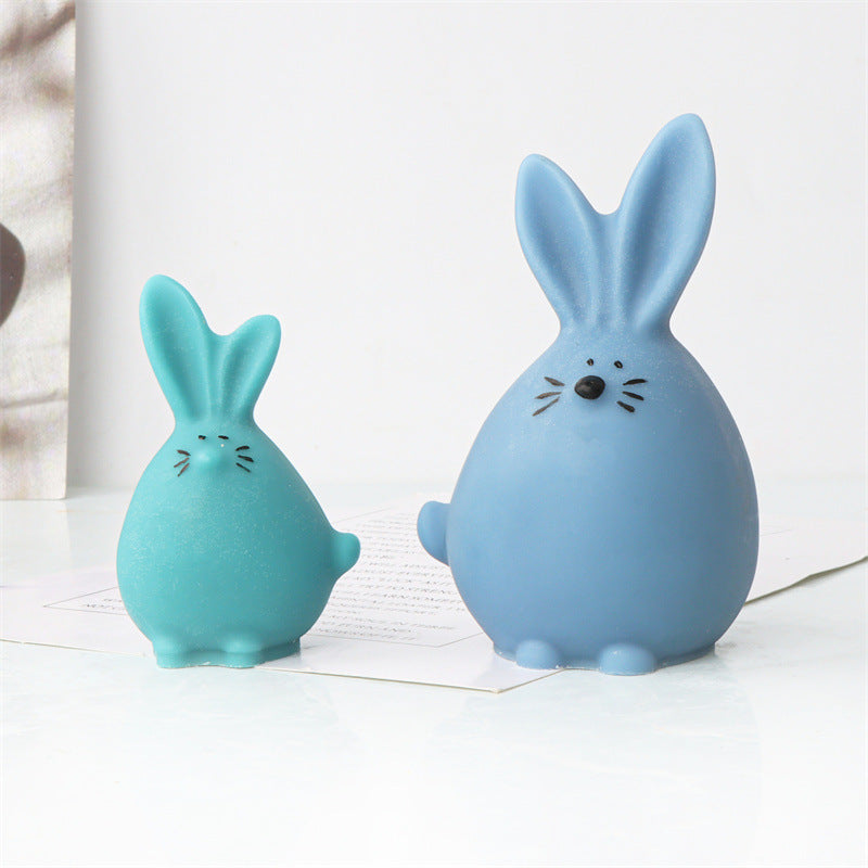 Candle Mold Broken Shell Egg Scottish Fold Vertical Ear Rabbit Resin Model