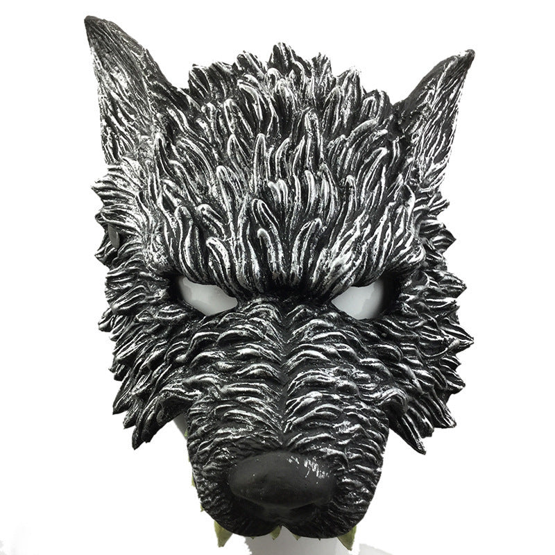 Halloween Performance Bar Masquerade PU Foam Wolf Head Mask