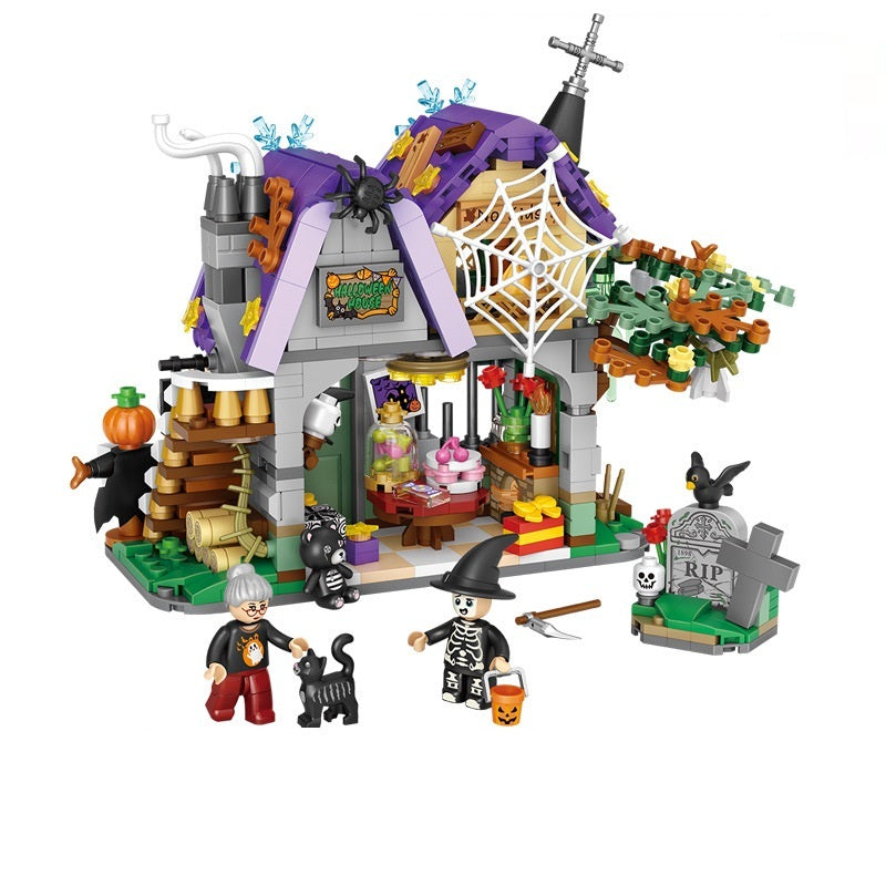 Carriage Happy Halloween Decoration Bricks For Boys Kids Toys Halloween Gift, Pumpkin lanterns, Jack o Lanterns, Halloween Lights, Halloween Decoration Ornaments, Halloween inflatables, carved pumpkins, Halloween wreaths, Halloween Candles, and animatronics Halloween.
