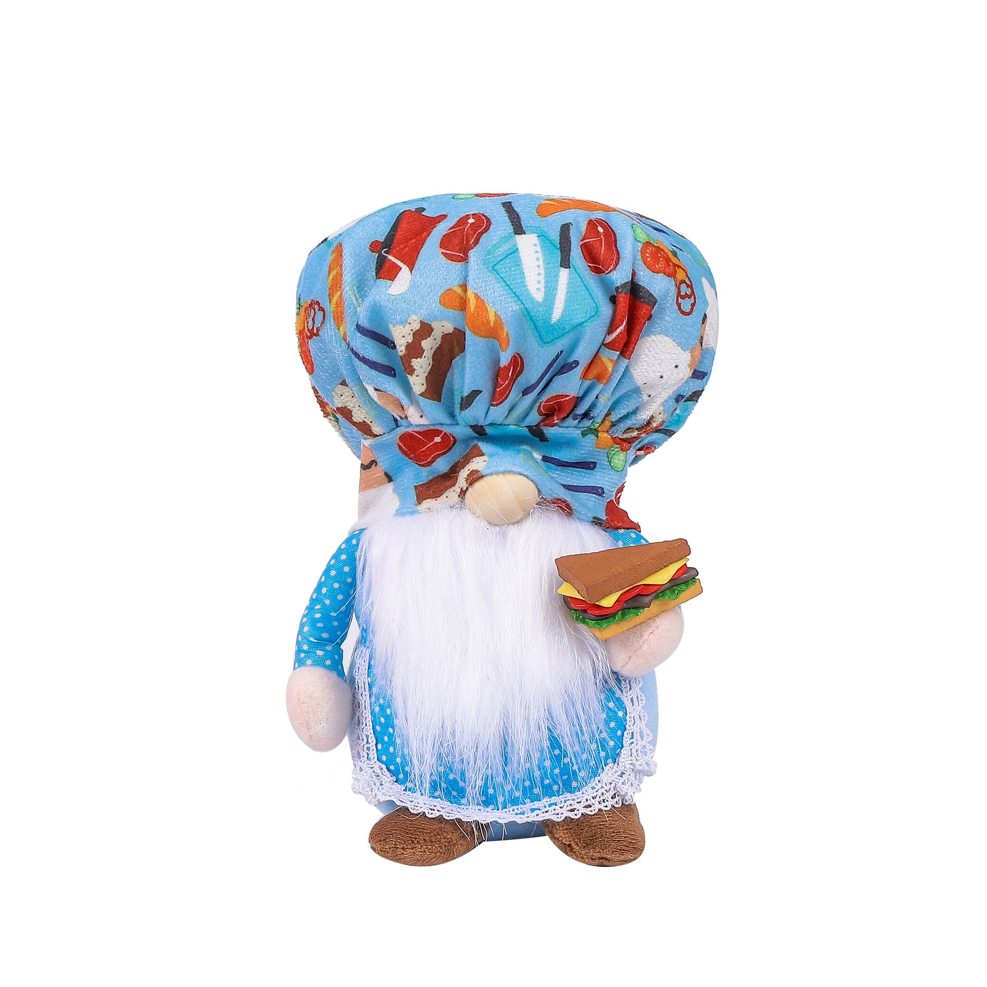 Home Decorative Creative Hamburger Chef Doll Plush Doll