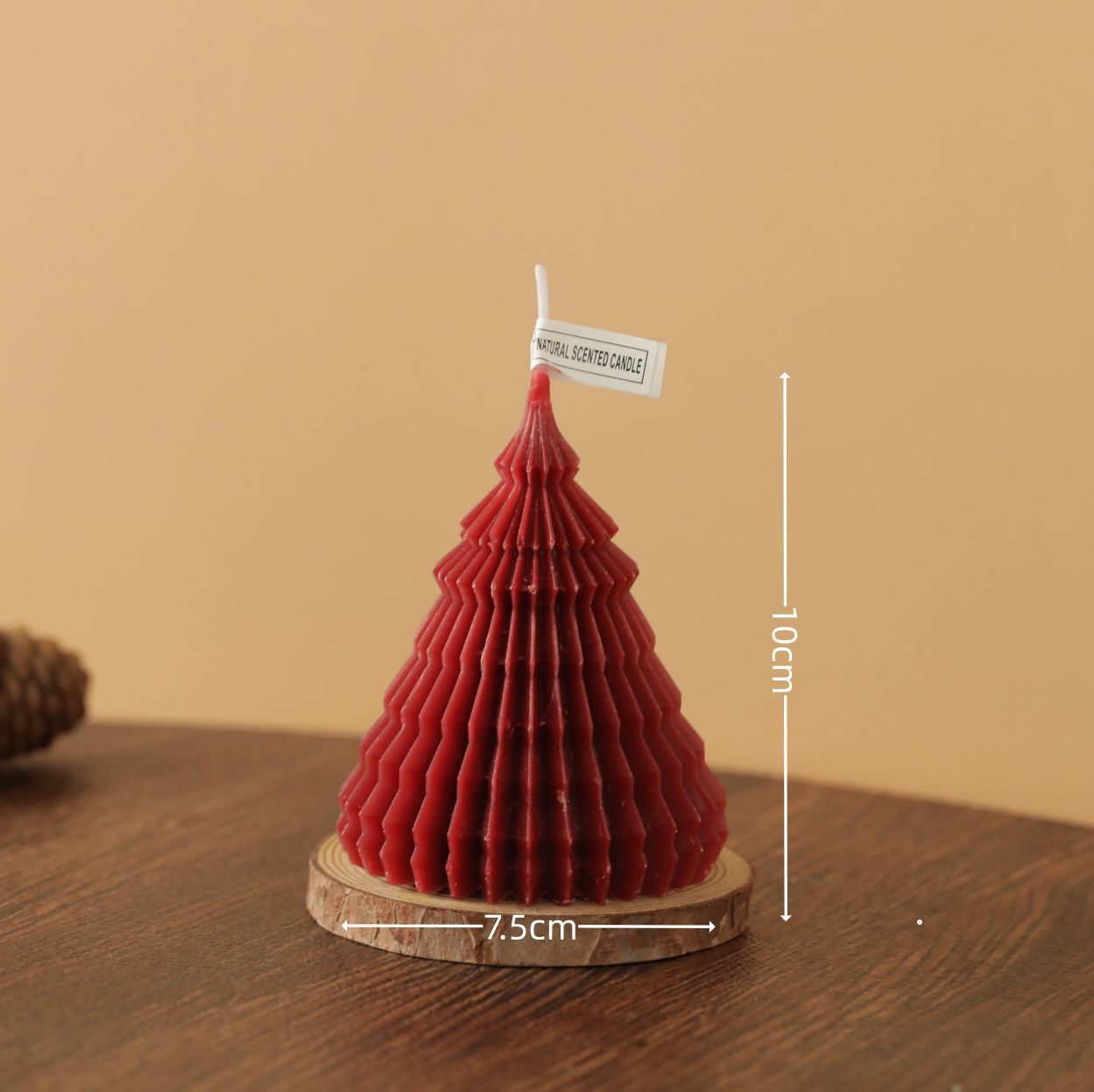 Christmas Wine Red Aromatherapy Candle Atmosphere Decoration