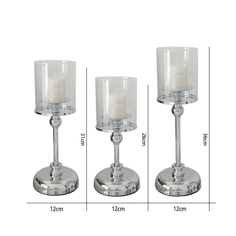 Nordic Light Luxury Candle Holder Retro Romantic Atmosphere, candle holder, candle stick holder, glass candle holder, iron candle holder, wicker candle holder 2 piece set, candle holders, candlesticks, candle sticks, Luxury candles holders, taper candle holders, candlestick holder, Wooden Candlestick Candle Holder, Metal Candle Holders