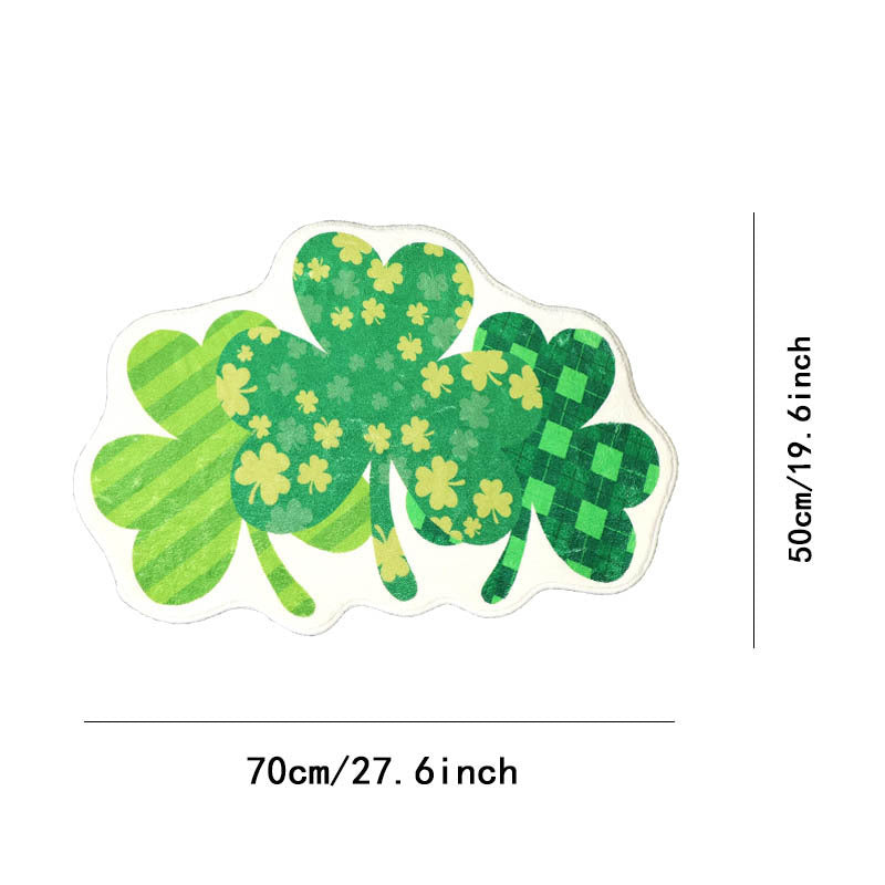 St Patrick's Day Series Non-slip Carpet,  st patricks day decorations, st patricks day decor, st patrick's day decorations, st patrick day decorations, Irish Décor, irish ornaments, Decognomes, St. Patrick's Day Party Supplies, St. Patrick's Day Decorations: Shamrock, Irish & Leprechaun