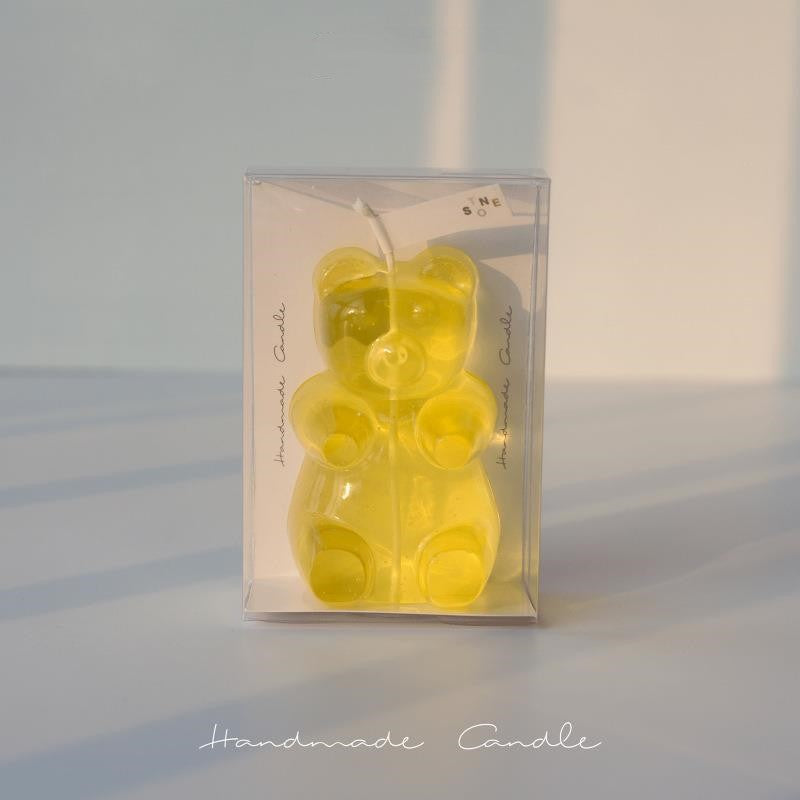 Q Play Gummy Bear Shape Handmade Aromatherapy Candle, Geometric candle molds, Abstract candle molds, DIY candle making molds, Decognomes, Silicone candle molds, Candle Molds, Aromatherapy Candles, Scented Candle,