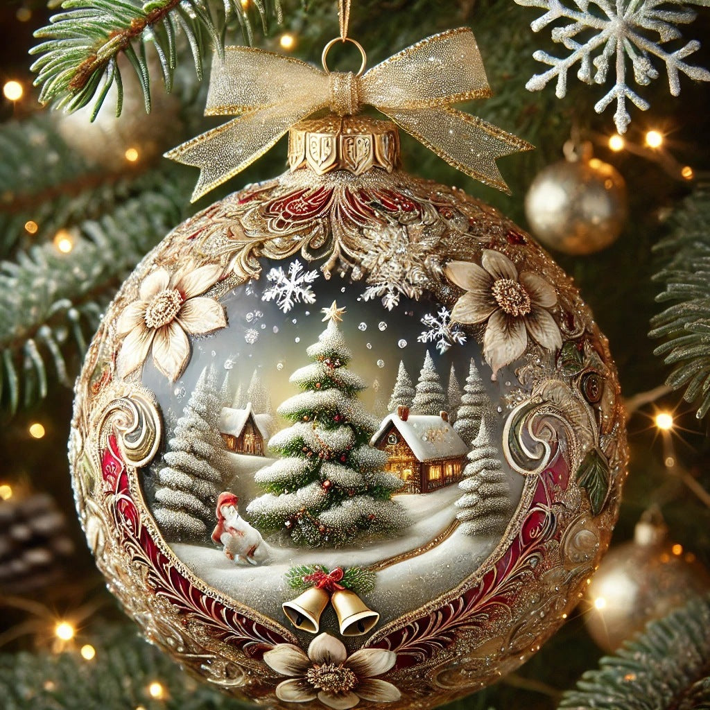 Acrylic Print Pendant Christmas Tree Decoration