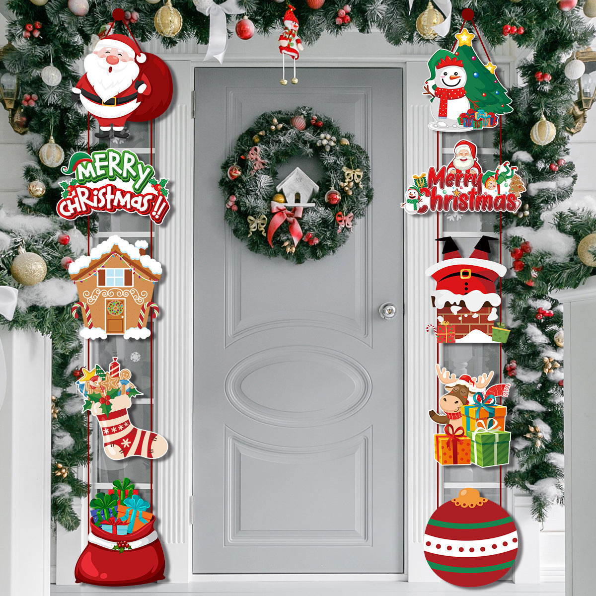 Home Christmas Decoration Door Hanging