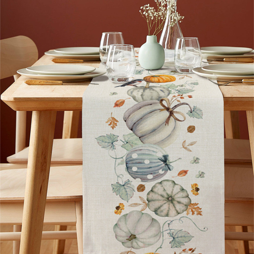 Home Fashion Waterproof Striped Printed Tablecloth