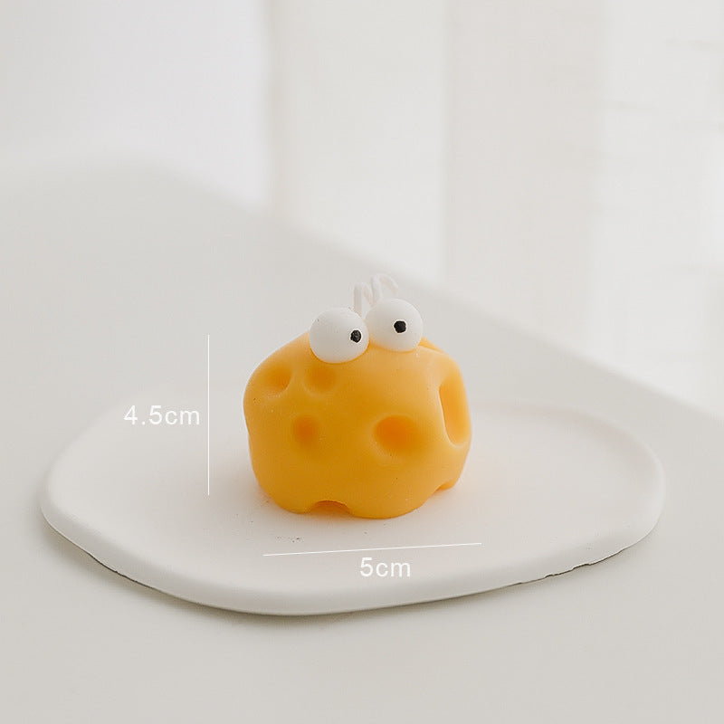 Cheese Aromatherapy Cartoon Shape Round Cheese Candle