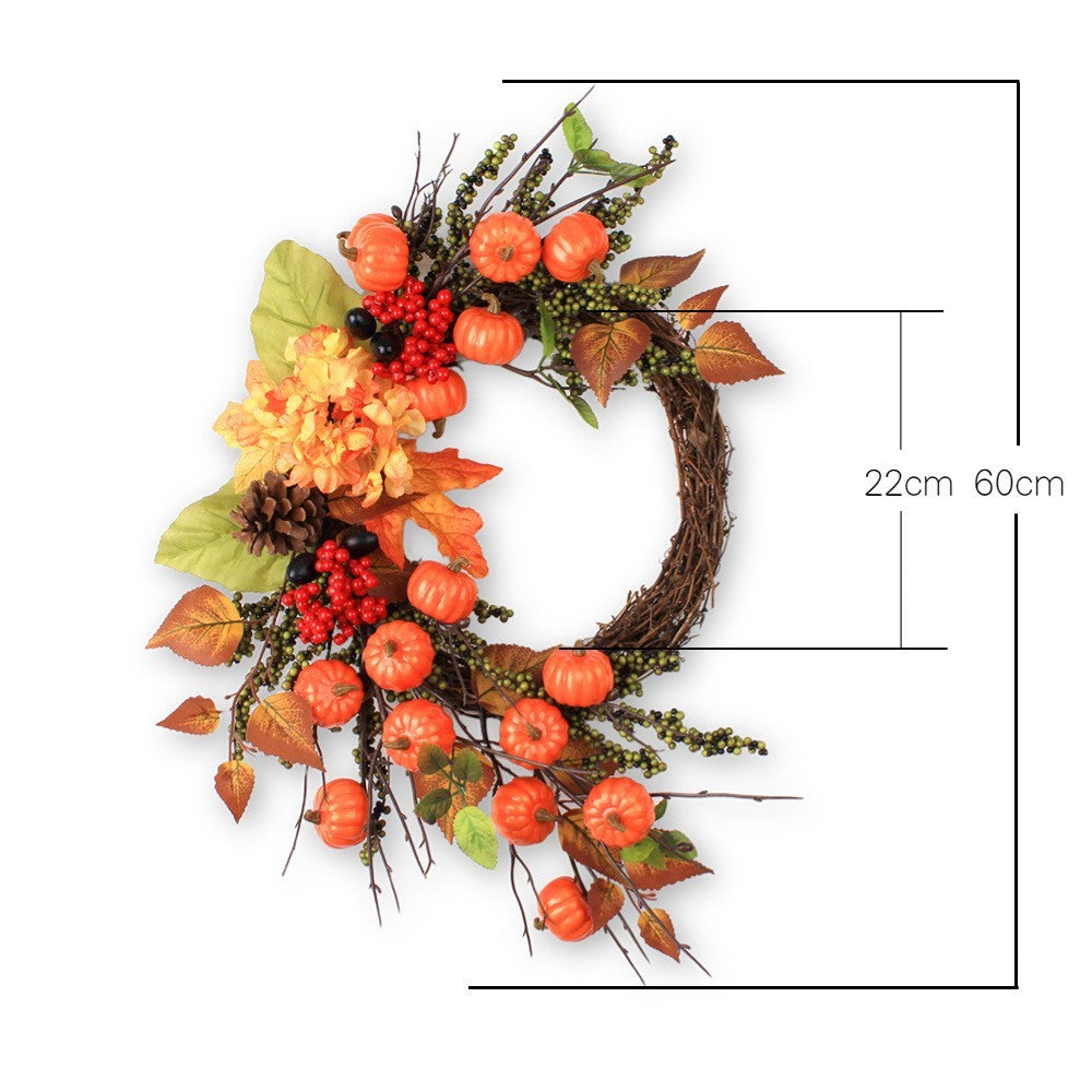 Thanksgiving Harvest Festival Garland Autumn Color Berry Branches Vine