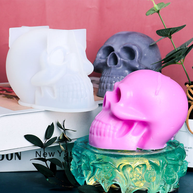 Drip Mould Skull Candle Silicone Handmade Soap
