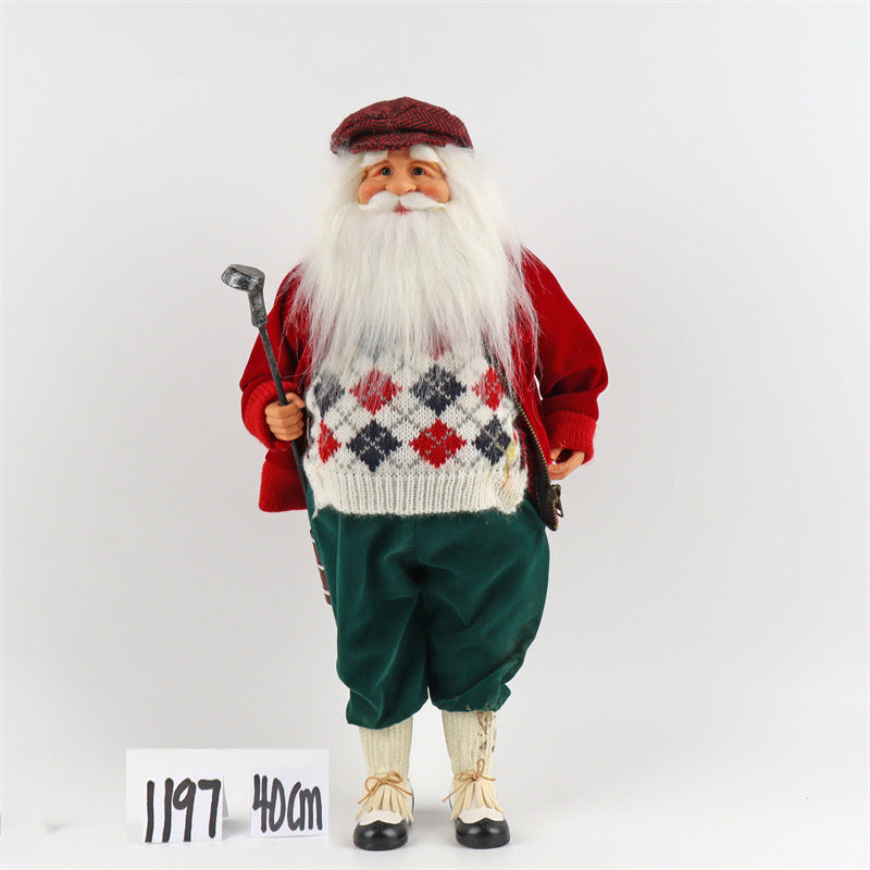 Christmas Grandpa Decorative Cloth Ornaments