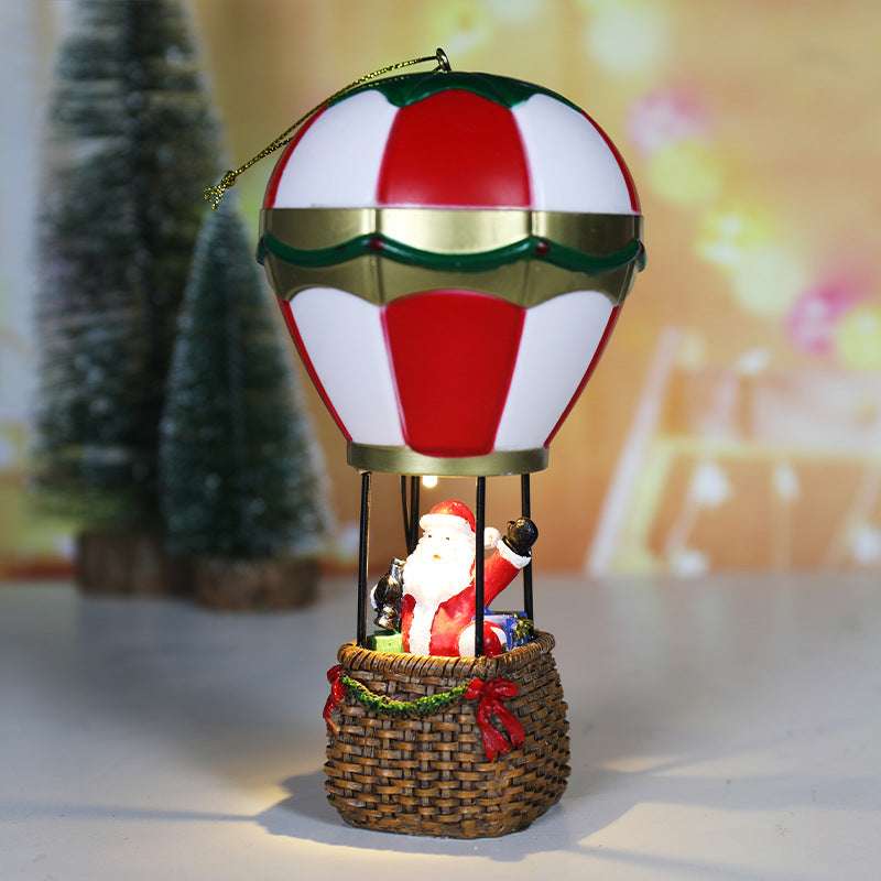 Christmas Resin Decorations Luminous Fireplace Small Night Lamp Decorative Ornaments, Christmas Decoration Items, Christmas Decoration Ornaments, Festival ornaments, Christmas Small Light Lamp