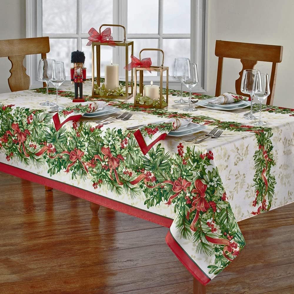 Christmas Party Printed Tablecloth