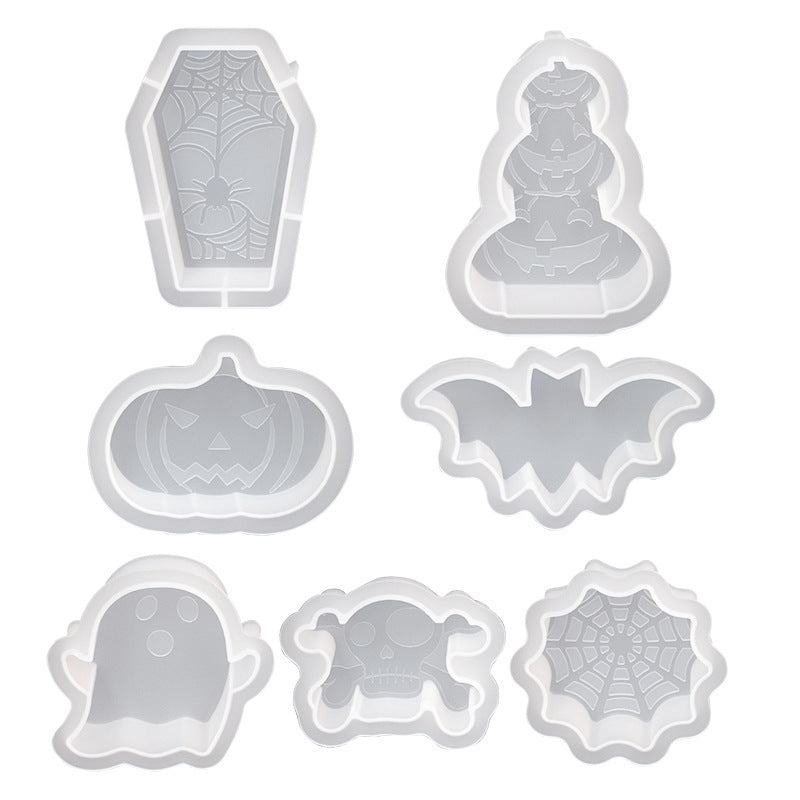 Halloween Candle Mould Ghost Pumpkin