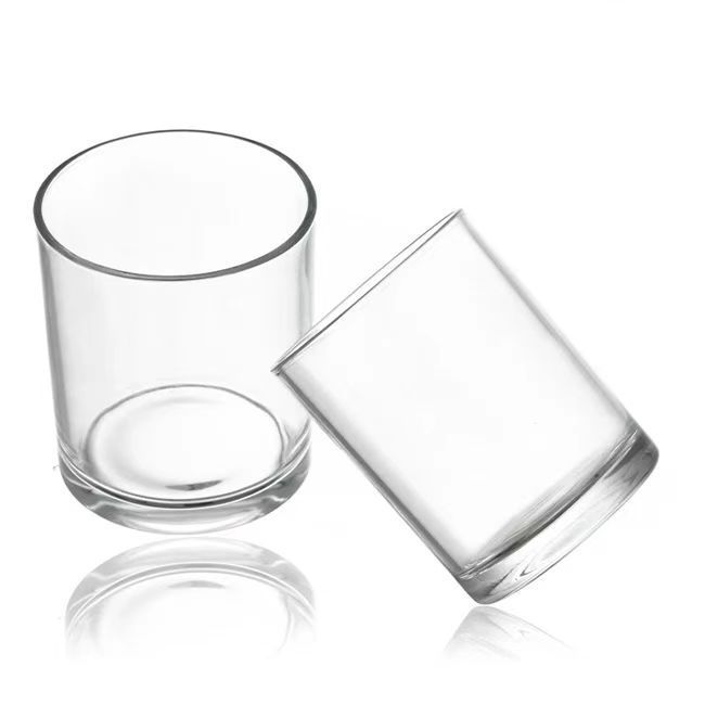 Glass Candle Cup Transparent Household