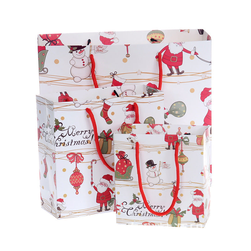 Christmas Fashion Simple Printing Gift Bag