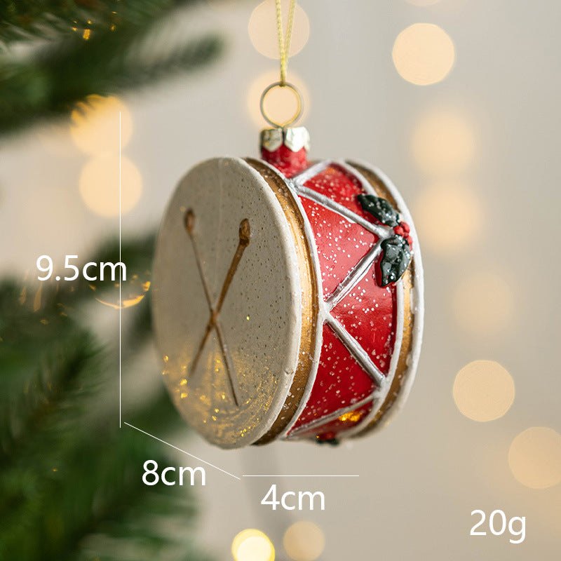 Christmas Painted Special-shaped Ball Christmas Tree Decoration Small Pendant