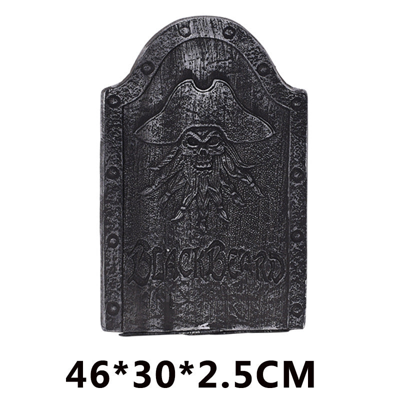 Halloween Ghost Festival Decoration Tombstone Haunted House Bar Set Foam Tombstone Decoration