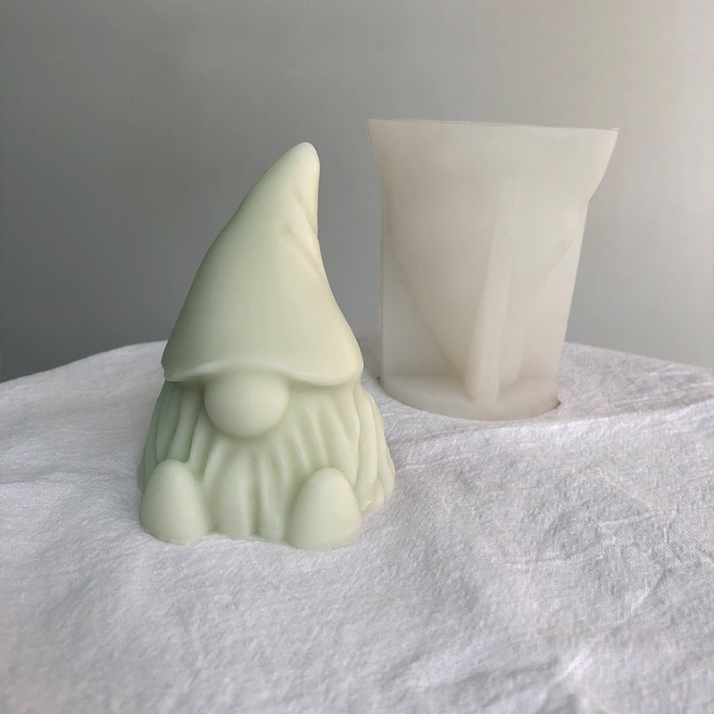 Santa Claus Aromatherapy Candle Silicone Mold Diy, Geometric candle molds, Abstract candle molds, DIY candle making molds, Decognomes, Silicone candle molds, Candle Molds, Aromatherapy Candles, Scented Candle,
